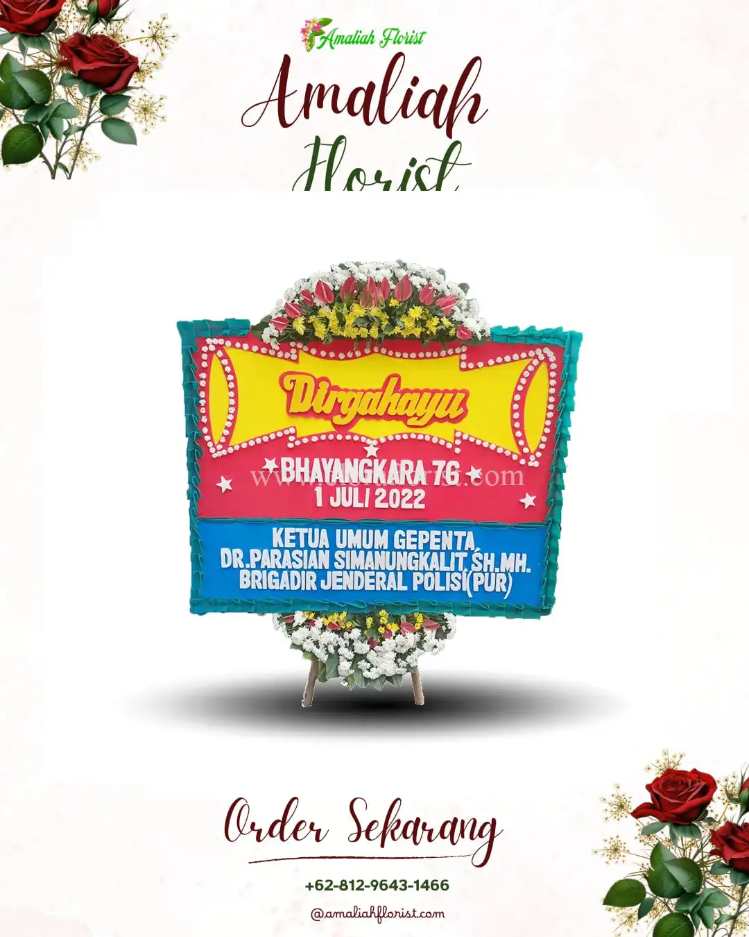 Papan Bunga HUT Ulang Tahun Jepat Kidul